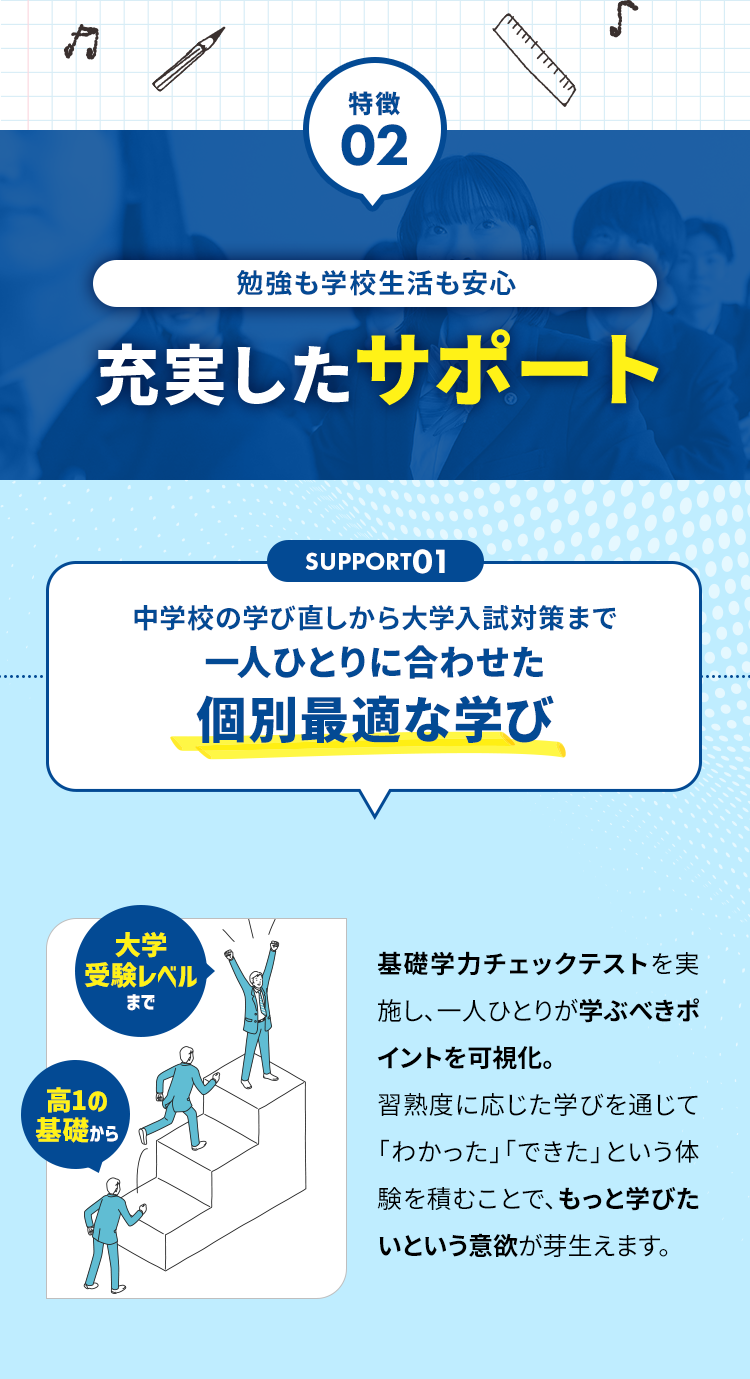充実したサポート