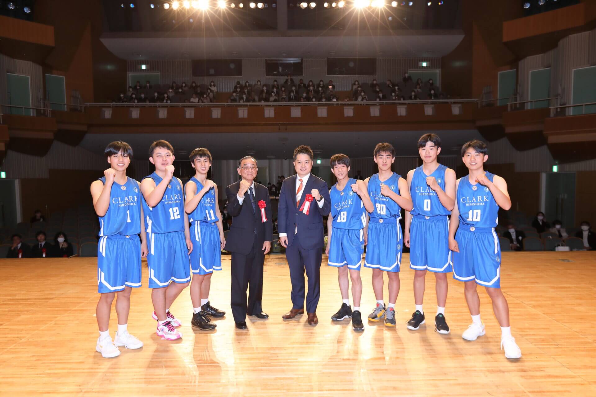 スポーツコース】2023年度4月広島男子バスケットボール専攻TipOff! ～スタートアップセレモニー開催✨～ | クラーク記念国際高等学校