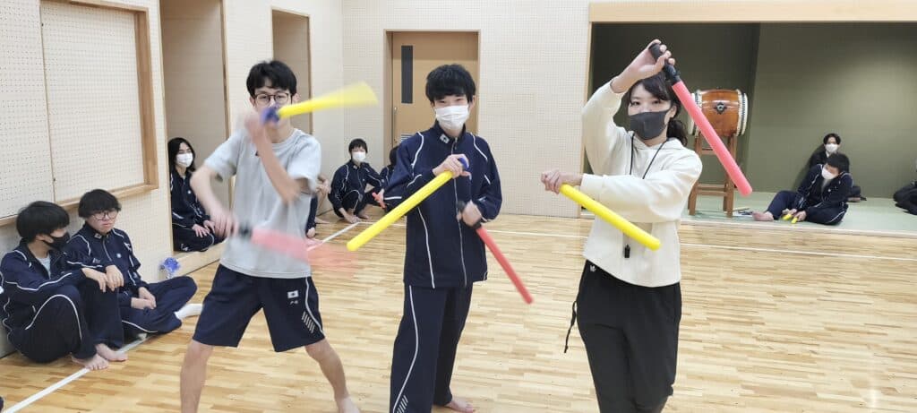 学習】武道（スポーツチャンバラ）を学びました【保健体育