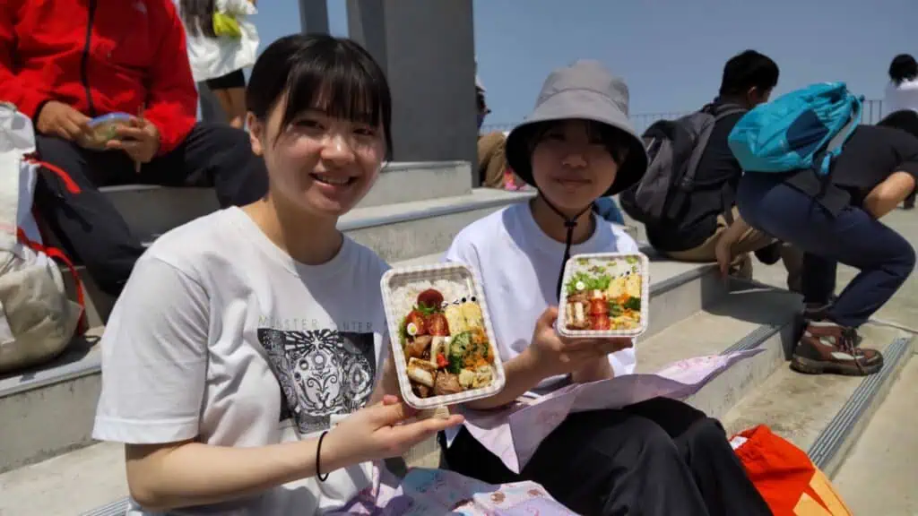 登山　お昼ご飯