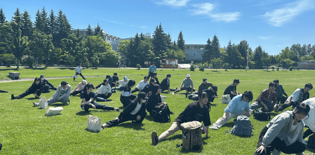 川下公園レク　準備運動