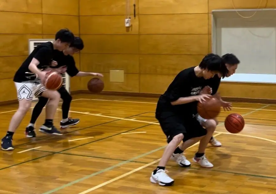 男子バスケットボール　写真①