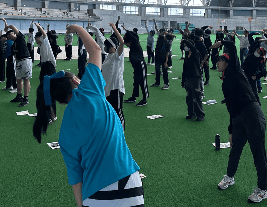 札幌白石　体育祭　準備運動