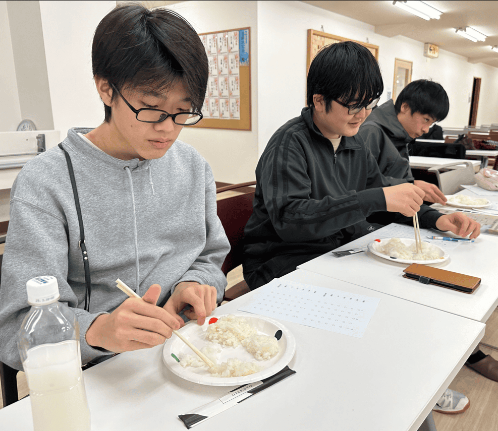 クラーク　宇宙の日イベント　米の食べ比べ②